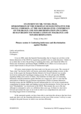 Statement by Mr. Veysel Filiz, Spokesperson