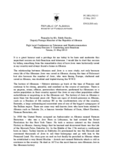 Statement by Ms. Edith Harxhi, Deputy Foreign Minister