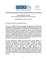 Statement by Mr. Roberto Battelli, MP Slovenia, Special Representative for South East Europe