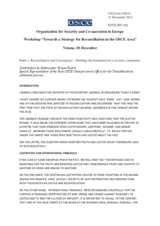 Session 1, Statement by Amb. Fouere