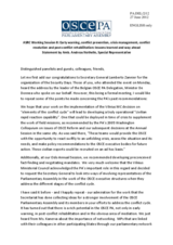 Session 2, Statement by Amb. Andreas Nothelle, Special Representative of the OSCE Parliamentary Assembly