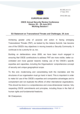 Session 1, Statement