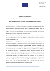 Opening Statement by Ms. Helga Schmid, Deputy Secretary General of the European External Action Service