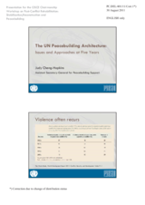 Statement by Ms. Cheng-Hopkins, UN PBSO