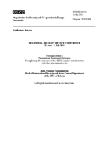 Statement by Amb. Gerasimovich, Head of International Security and Arms Control Department, Belarus