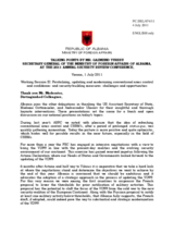 Statement by Mr. Turdiu, Secretary General of the Ministry of Foreign Affairs