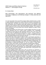 Session 2, Statement by Mr. Nativi, Military Expert, Italy