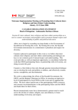 Statement by the Delegation of Canada, session II