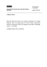 Opening statement by the President of Kazakhstan, H.E. Nursultan Nazarbayev (ru)