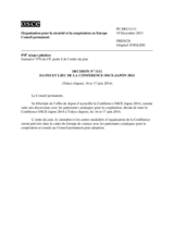 Décision No 1111 du Conseil permanent