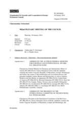 Journal of the 982nd Plenary Meeting of the Permanent Council
