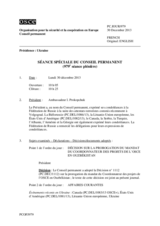 Journal de la 979ème séance spéciale du Conseil permanent