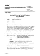 Journal der 979. Sondersitzung des Ständigen Rates