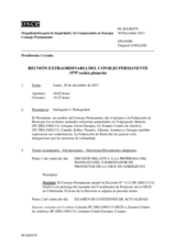 Diario de la 979ª Sesión extraordinaria del Consejo Permanente 