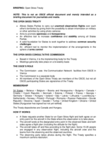 Open Skies Treaty: A briefing paper for media and journalists, 18 March 2014