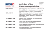 Report on the activities of the Chairperson-in-Office