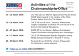 Report on the activities of the Chairperson-in-Office
