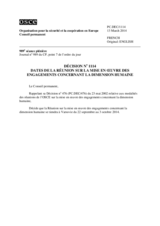 Décision No 1114 du Conseil permanent