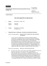 Journal der 992. Plenarsitzung des Ständigen Rates 