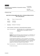 Diario de la 991ª Sesión extraordinaria del Consejo Permanente 