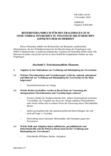 Reference Guide on the Questionnaire on the OSCE Code of Conduct on Politico-Military Aspects of Security