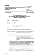 Journal der 53. Gemeinsamen Sitzung des Forums für Sicherheitskooperation und des Ständigen Rates