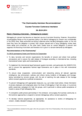 Interlaken Recommendations on Counter-terrorism