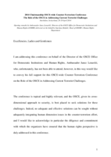 Opening remarks by Snjezana Bokulic 