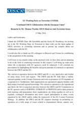 Continued OSCE Collaboration with the European Union Continued OSCE Collaboration with the European Union