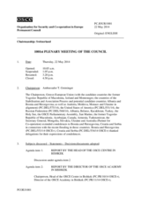 Journal of the 1001st Plenary Meeting of the Permanent Council