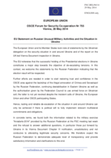 Statement by the Greek Presidency of the Council of the EU on the situation in Ukraine
