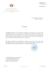  Response by the Delegation of Monaco to the Questionnaire on the Code of Conduct on Politico-Military Aspects of Security Information Exchange on the Code of Conduct on Politico-Military Aspects of Security