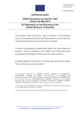 Statement by the Greek Presidency of the Council of the EU on the shooting incident at the Jewish Museum in Brussels on 24 May 2014