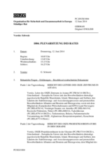 Journal der 1004. Plenarsitzung des Ständigen Rates 