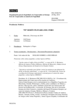 Diario de la 755ª Sesión plenaria del Foro de Cooperación en materia de Seguridad  