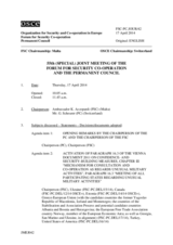 Journal of the 55th Joint Meeting of the Forum for Security Cooperation and the Permanent Council