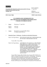 Journal der 55. Gemeinsamen Sitzung des Forums für Sicherheitskooperation und des Ständigen Rates