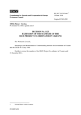 Permanent Council Decision No. 1125