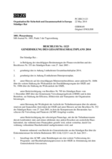 Beschluss Nr. 1123 des Ständigen Rates