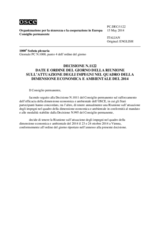 Decisione N.1122 del Consiglio permanente