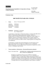 Diario de la 1000ª Sesión plenaria del Consejo Permanente 