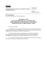 Decisione N.1120 del Consiglio permanente