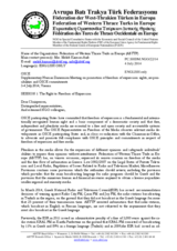 Session 1, Statement by Ms. Melek Kirmaci Arik