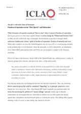 Session 2, Statement