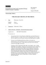 Journal of the 759th Plenary Meeting of the Forum for Security Co-operation