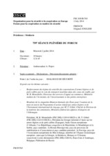 Journal de la 759ème séance plénière du Forum