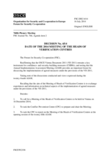 Forum for Security Co-operation Decision No. 4/14