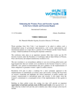 Video Address by H.E. Ms. Phumzile Mlambo-Ngcuka, UN Under-Secretary General, Executive Director, UN Women