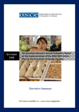 Executive summary: Secretary General's Annual Evaluation Report on the Implementation of the 2004 OSCE Action Plan for the Promotion of Gender Equality