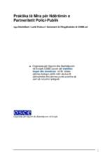 Praktika të Mira për Ndërtimin e Partneritetit Polici-Publik